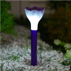 Садовый светильник на солнечной батарее Purple crocus, серия Classic