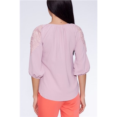 Блуза 086 пыльный розовый