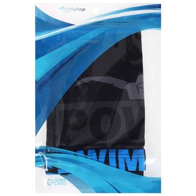 Шапочка для плавания взрослая Power Swimming, тканевая, обхват 54-60 см