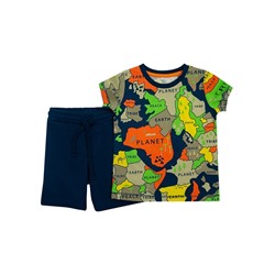 CSKB 90102-99-318 Комплект для мальчика (футболка, шорты),мультиколор
