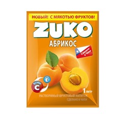Растворимый напиток ZUKO  Абрикос 1кор*8бл*12шт 25 гр.