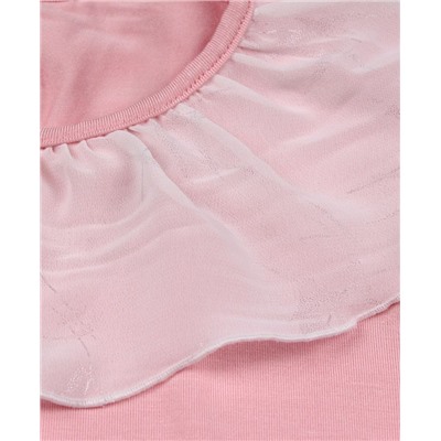 Розовый школьный джемпер (блузка) для девочки 78751-ДШ19