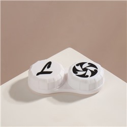 Контейнер для контактных линз «Абстракция», фасовка 20 шт, цвет белый