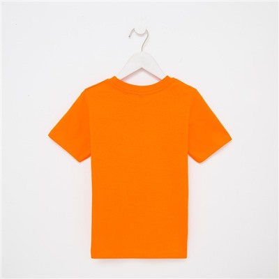 Футболка для девочки, цвет оранжевый/Sweet Style, рост 110 см
