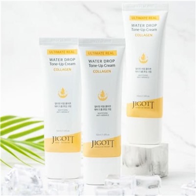 Jigott Омолаживающий крем с коллагеном / Ultimate Real Collagen Water Drop Tone Up Cream, 50 мл