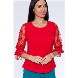 Блуза 493 "Ниагара", красный