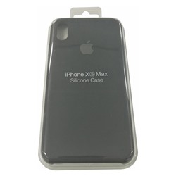 Силиконовый чехол для iPhone XS MAX черный