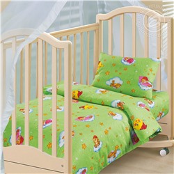 Комплект постельного белья для малышей Облачко зеленое