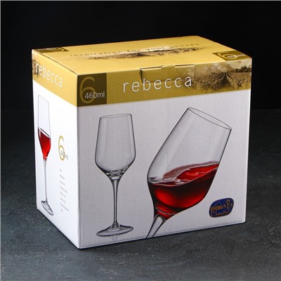 Набор бокалов для вина «Ребекка», 460 мл, 6 шт