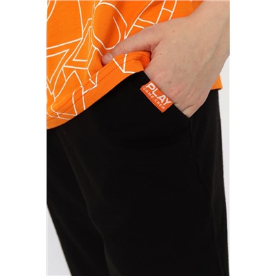CSJB 90248-29-404 Комплект для мальчика (футболка, шорты),оранжевый