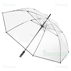 Большой прозрачный зонт-трость Fulton S841-004 Clear Clearview-1