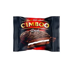 CIMBOO Печенье шоколадное с Маршмелоу (DARK) 1кор*6бл*24шт,50г