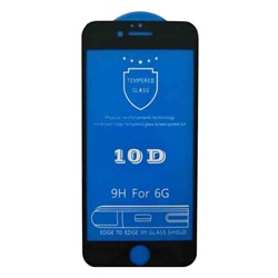 Защитное стекло "Полное покрытие" для iPhone 6/6S черное