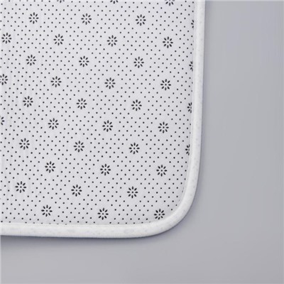 Набор ковриков для ванной и туалета Доляна «Марокканский», 2 шт: 40×50, 50×80 см