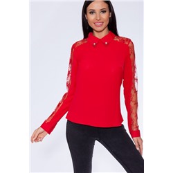 Блуза 497 "Ниагара", красный