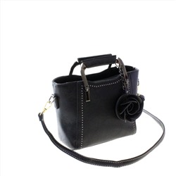 Стильная женская сумочка Persol_Elonge из эко-кожи черного цвета.