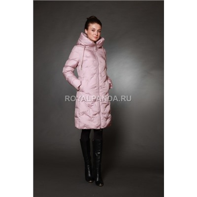 Куртка женская зимняя 17063 розовая пудра