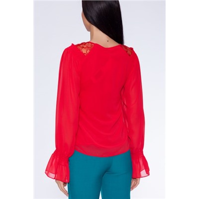 Блуза 494 "Ниагара", красный