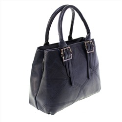 Стильная женская сумочка Elivine_Fold из эко-кожи цвета темного индиго.