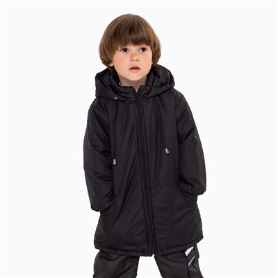 Куртка для мальчика, цвет чёрный, рост 74-80 см