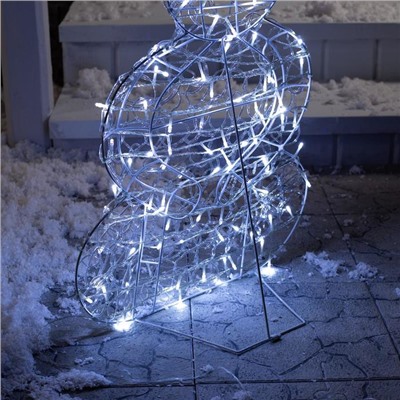 Фигура светодиодная "Снеговичок" 88х47 см, 100 LED, 220V, БЕЛЫЙ