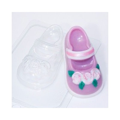 Форма для мыла пластиковая (ЖЕН) - Туфелька детская