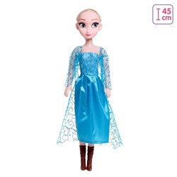 Кукла ростовая «Сказочная принцесса» в платье, звук, высота 45 см, МИКС