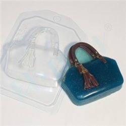 Форма для мыла пластиковая (ЖЕН) - Сумочка с кисточкой