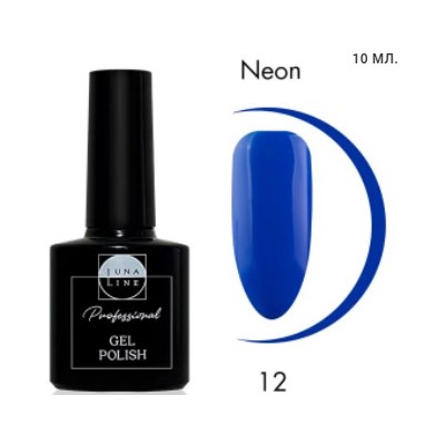 Luna Line Гель-лак 10 мл Neon т.12 синий