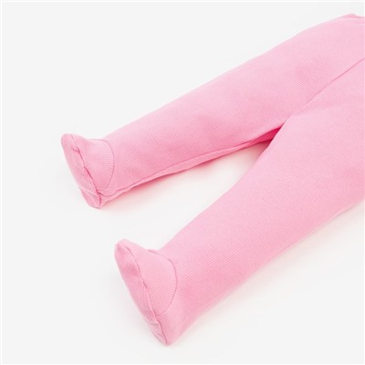 Ползунки для девочки, цвет розовый, рост 68 см