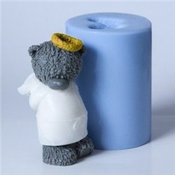 Силиконовая форма для мыла - 3D - Медведь Ангел