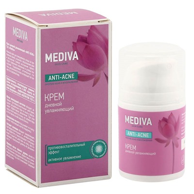 Крем для лица Mediva ANTI-ACNE дневной увлажняющий 50 мл