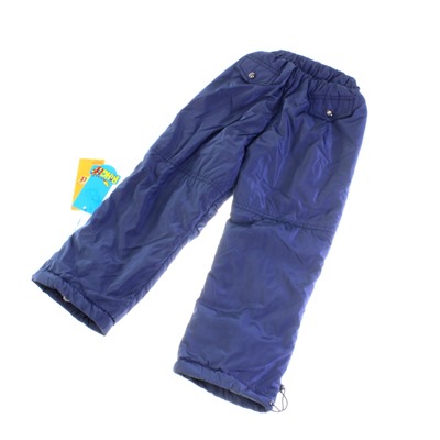 Рост 100-110. Утепленные детские штаны с подкладкой из полиэстера Rihoo цвета темного индиго.