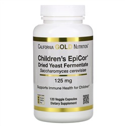 California Gold Nutrition, Children's Epicor, 125 мг, 120 растительных капсул