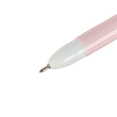 Ручка шариковая "Клубничка" с рисунком, стержень синий, линия 0.5 мм, корпус МИКС (штрихкод на штуке)