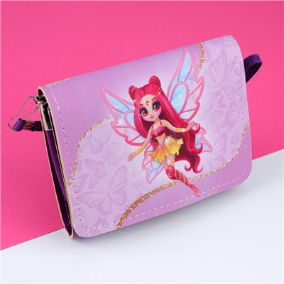 Набор для девочки Волшебная Фея: сумка с заколками, цвет фиолетовый/сиреневый