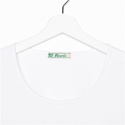 Костюм женский (футболка, шорты ), цвет белый, размер 50