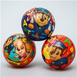 Мягкий мяч Paw Patrol «Алфавит», 6,3см, МИКС