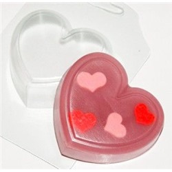 Форма для мыла пластиковая (ЛЮБ) - Сердце