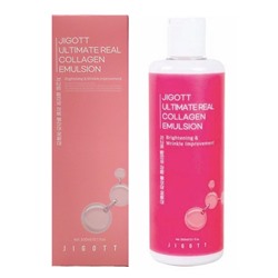 Jigott Омолаживающая эмульсия с коллагеном / Ultimate Real Collagen Emulsion, 300 мл