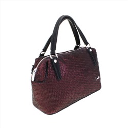 Женская сумка Lusha_disign из искусственной замши цвета кармин.