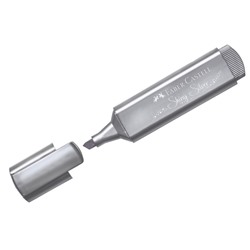 Маркер Текстовыделитель Faber-Castell TL 46 Metallic, мерцающий серебристый, 1 - 5 мм, 154661