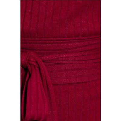 Платье 263 "Лапша", бордовый