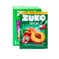 Растворимый напиток ZUKO Персик  25г*12шт*8 бл