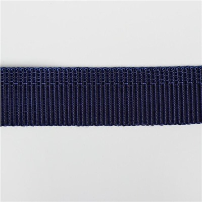 Лента брючная, 15 мм, 25 ± 1 м, цвет тёмно-синий