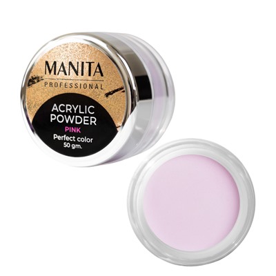 Manita Professional Акриловая пудра мелкодисперсная «Pink», 50 г