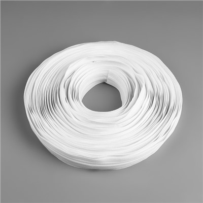 Набор: рулонная молния «Спираль» №3, 10 м, 20 бегунков, цвет белый
