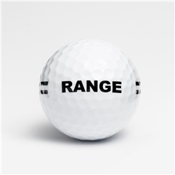 Мяч для гольфа PGM "Range", двухкомпонентный, d-4.3, белый