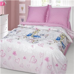Комплект постельного белья из сатина Розовые мечты