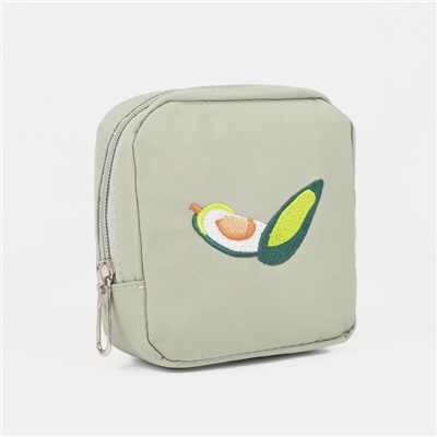 Рюкзак, отдел на молнии, наружный карман, сумочка, цвет зелёный